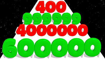 Number Master Run (vs) Man Runner 2048 - Math Games Max Level (ASMR Gameplay)