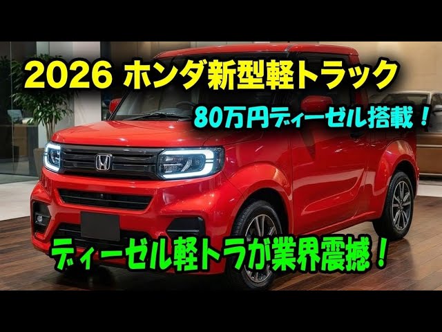 Honda's cheapest new mini truck ever, priced at ¥800,000, comes