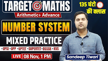 Number System | Mix Practice | Target Maths | Sandeep Tiwari Sir