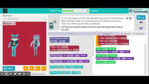 Code.org - Dance Party #11