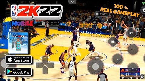 PS4 : NBA 2K22 [ Mobile Gameplay ] - Through Cloud For Free / Console Graphics