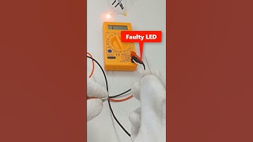 LED Testing With Multimeter || LED Checking
