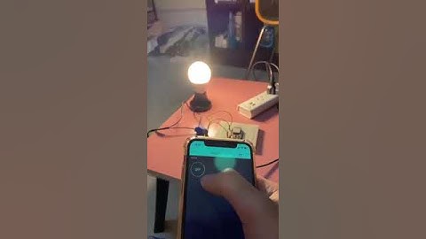 สาธิตการเปิดปิดไฟผ่าน WIFI ด้วย esp 32