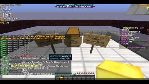 PrimeMC - SkyBlock Fire Scammer