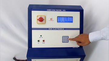 Motor core loss testing