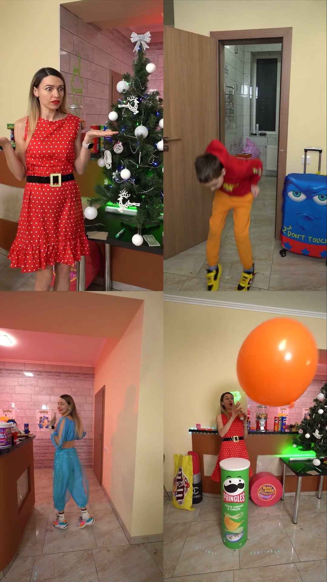 Who hit the most balloons?