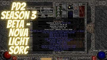 Project Diablo 2 - Season 3 Beta Testing - 200 fcr Light Nova Sorc