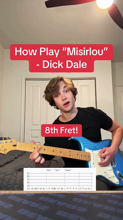 How to Play “Misirlou” - Dick Dale 🎸 #guitartok #guitarlesson #guitartutorial #electricguitar