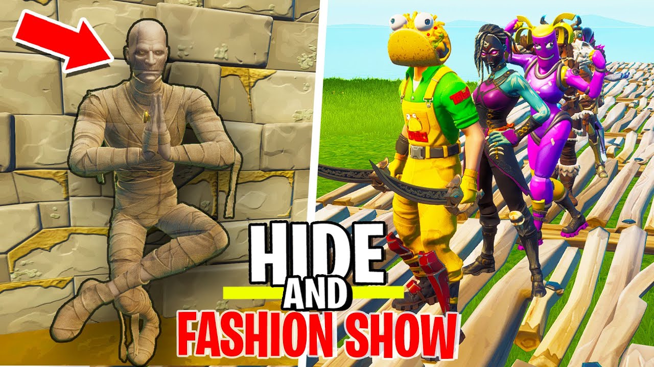EXTREM HIDE & SEEK FASHION SHOW! (Fortnite)
