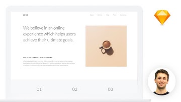Design an E Commerce Website in Sketch Tutorial: About page UI 👉PART 5