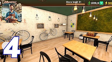 Coffee Shop Simulator 3D Cafe - Part 4 | Expanding Your Cafe  - Android Gameplay