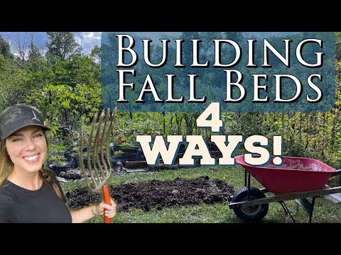 Building Garden Beds in the Fall- 4 Ways!