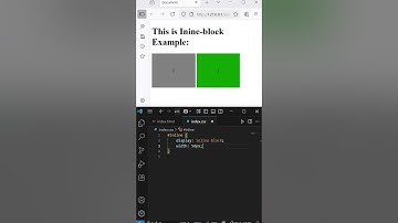 Display Inline-Block  #coding #frontendcourse #webdesign #html #coding #codeflow #simplecode