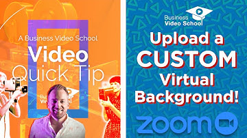 Upload a Custom Virtual Background in Zoom!