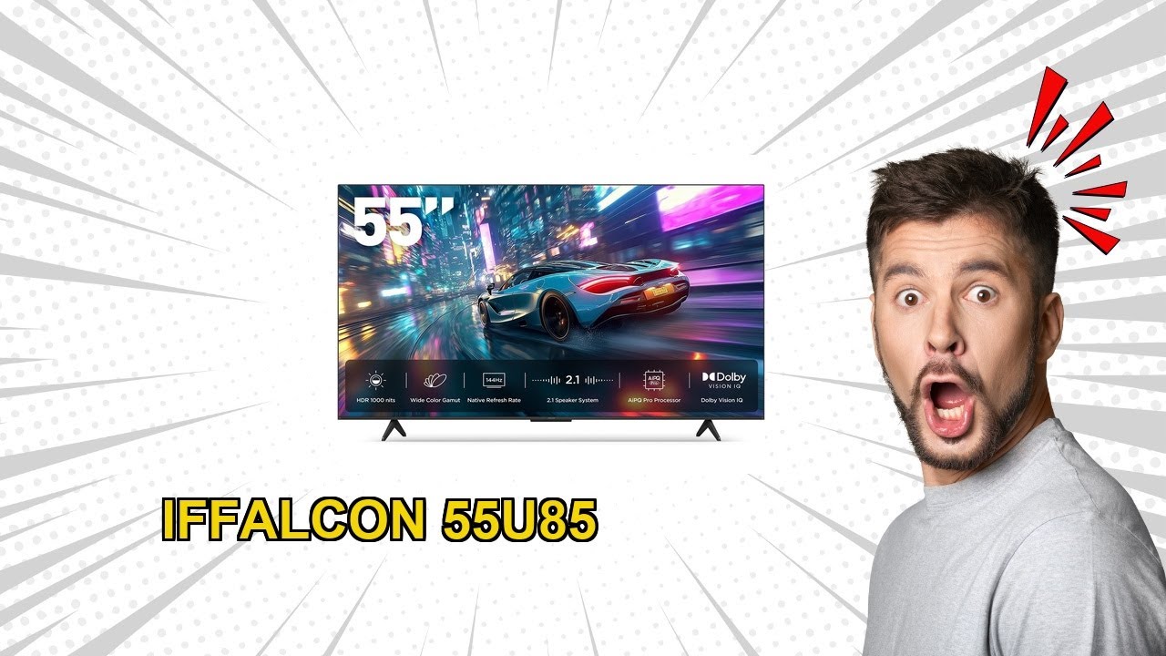 iFFALCON 55U85 Review Best Budget 4K MiniLED Gaming TV - YouTube