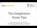 Aca tax compliance tc exam tips