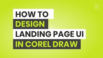 Landing Page UI Design | Coreldraw Tutorial for #2018 ( Recommended )