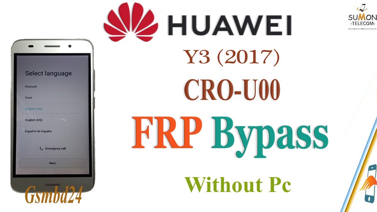 huawei y3 2017 frp cm2