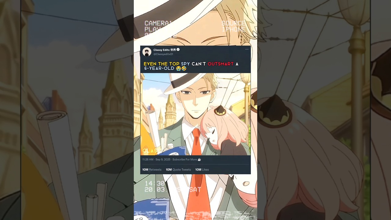 "Even the Top Spy Can’t Outsmart a 6-Year-Old 😭🤣" || Spy × family...