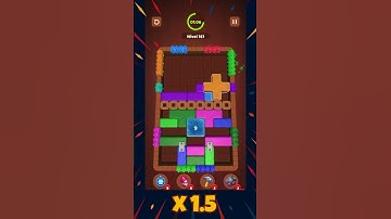 Wood Block Jam - Level 161 Solution 🔓 | Fastpass Reward Unlocked!