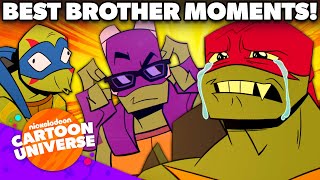 Rise of the TMNT: Best Brother Moments!  | Nickelodeon Cartoon Universe
