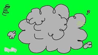 Fight Cloud Green Screen