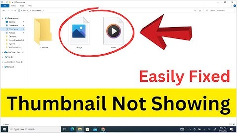 How To Fix Image Or Video Thumbnail Is Not Displaying Windows 10 | Image Thumbnail Not Showing