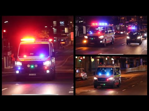 NSW Ambulance - Paramedic Intensive Care Car 904 Responding + Transports