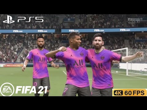 FIFA 21 PS5 | PSG Vs JUVENTUS | 4K | Gadget Theory