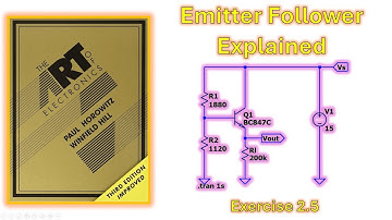 Emitter Follower Voltage Reference Circuit Design - Art of Electronics Exercise 2.5