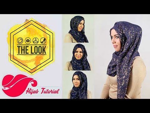 The Look: Hijab Tutorial - Ala Zaskia Adya Mecca - YouTube