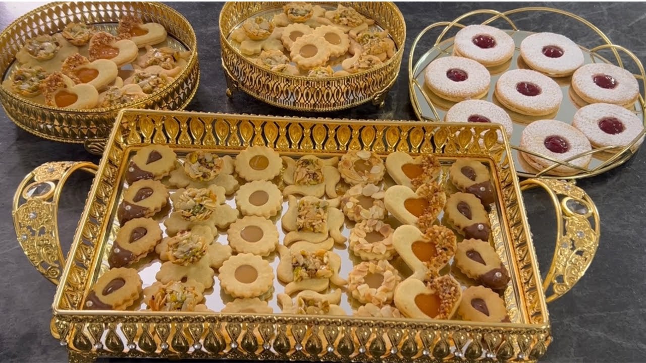 🌙 7  Modèles de Sablés Avec La même Pâte /des goûts différents/ gâteau pour l’aid