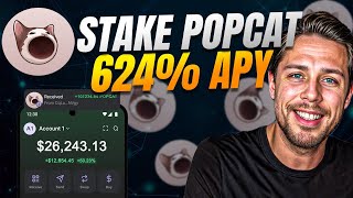 POPCAT Staking on Jupiter – 624% APY & It's Stupidly Simple