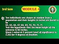 VTU 3rd Sem BCS301 Maths Module 4 Student t Test | Hypothesis Testing for Mean | VTU PYQ