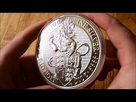 2017年 Queen's Beast - Lion 10oz 銀貨 Buy 2017 Great Britain 10 oz Silver Queen's Beasts The Lion