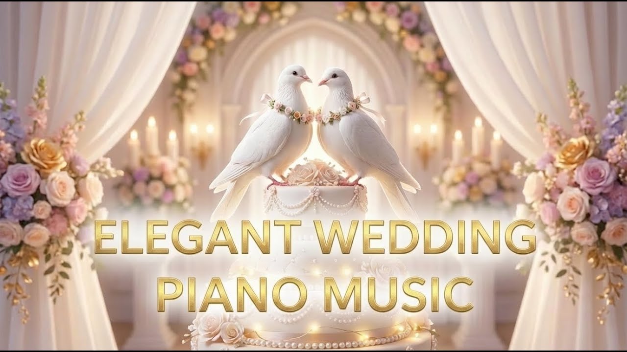 Wedding Reception Ambience 🤍 | Piano Music Mood