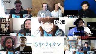 3-gatsu no Lion Episode 34 ( 12 ) Reaction Mashup