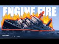 Engine Fire Sinks Ship! | Stormworks: Build and Rescue | With Ben