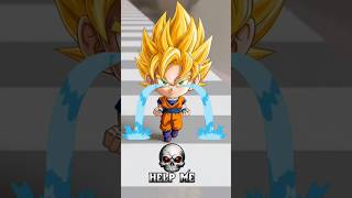 Helping GOKU Reach Level 99999999! 🐉🔥 #GokuChallenge