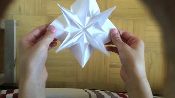 Origami exploding star pop up card by Jul Creates and Jeremy Shafer