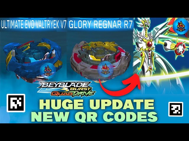 SAVIOR VALKYRIE HIGH MOD COMBO + QR CODES BEYBLADE BURST APP