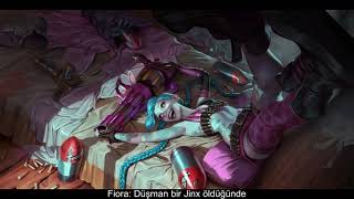 Runeterra Türkçe Seslendirme: Jinx'in ve Jinx'e Söylenen Tüm Replikler