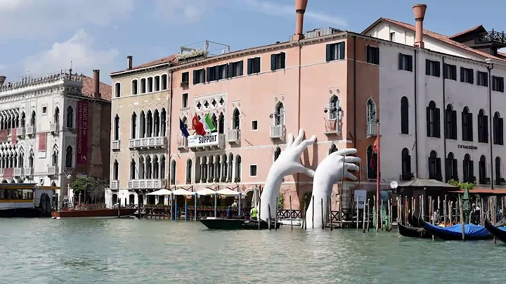 'Support' by Lorenzo Quinn #Art4Climate