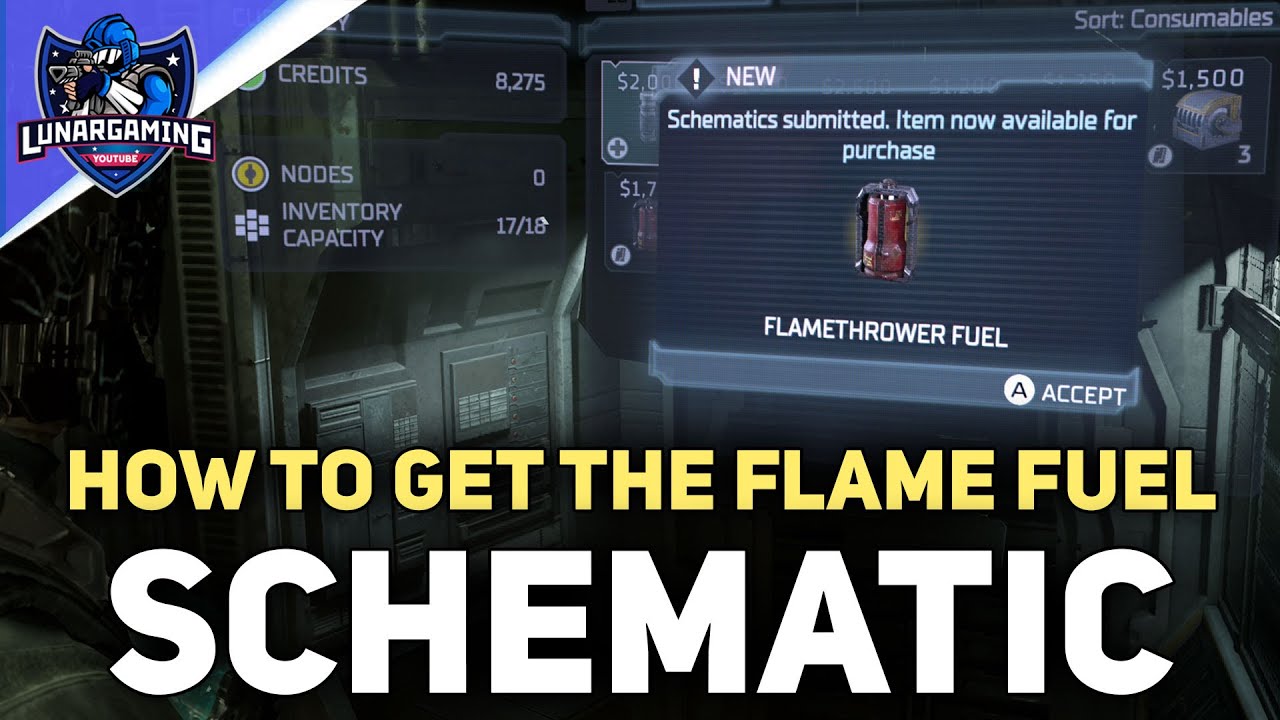 How To Get The Flamethrower Fuel Schematic - Dead Space Remake 2023