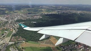 29.07.2019 - pushback from terminal e at zurich airport, engine start,
taxiing to runway 16, then takeoff with the typical left bank on climb
out. during cli...