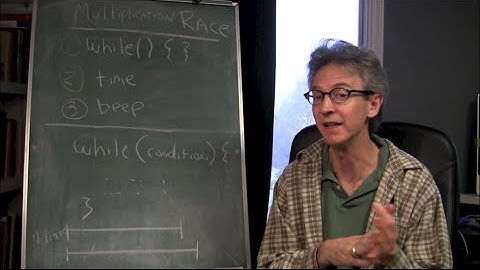 AP Computer Science Video 8 - Multiplication Race with a while loop