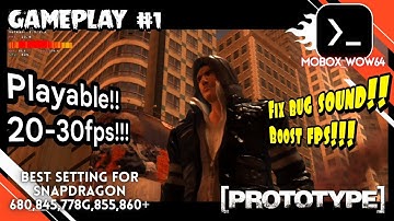 Prototype 1 - Mobox WoW64 Android Emulator low end Device | Poco F1 Snapdragon 845