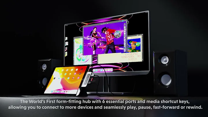 Turn your iPad into a desktop with the HyperDrive 6-in-1 USB-C Media Hub