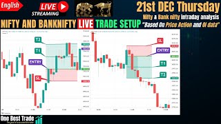Live Nifty intraday trading | Bank nifty live trading | Live options trading | 21st DEC 2023 dhan