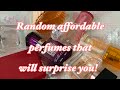 Random affordable perfumes that will surprise you